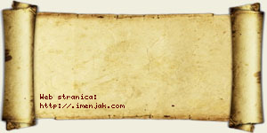 Mina Sebić vizit kartica